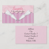 Carte de visite de pâtisserie (Devant / Derrière)