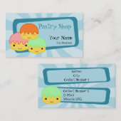 Carte de visite de pâtisserie (Devant / Derrière)