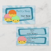 Carte de visite de pâtisserie (Devant / Derrière)