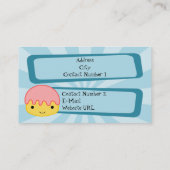 Carte de visite de pâtisserie (Dos)