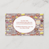 Carte de visite de pâtisserie (Dos)
