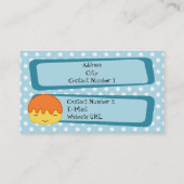 Carte de visite de pâtisserie (Dos)