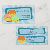 Carte de visite de pâtisserie (Devant / Derrière)