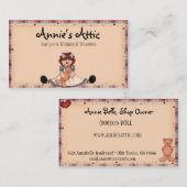 Carte de visite de pays lunatique (Devant / Derrière)