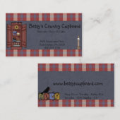 Carte de visite de pays primitif Americana (Devant / Derrière)