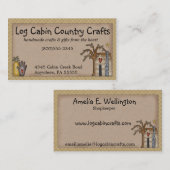 Carte de visite de pays principal rustique du Cabi (Devant / Derrière)