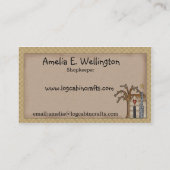 Carte de visite de pays principal rustique du Cabi (Dos)