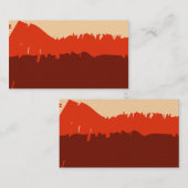 carte de visite de paysage (Devant / Derrière)