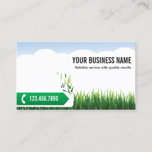 Carte de visite de paysage professionnel en laiton