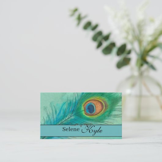 Carte de visite de Peacock (Debout devant)