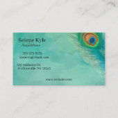 Carte de visite de Peacock (Dos)