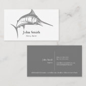 Carte de visite de pêche (Devant / Derrière)