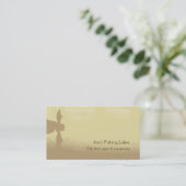 Carte de visite de pêche (Debout devant)