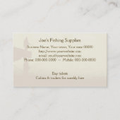 Carte de visite de pêche (Dos)