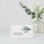 Carte de visite de pêche aérienne (Debout devant)