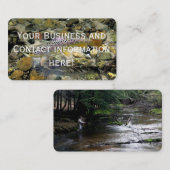 Carte de visite de pêche de mouche (Devant / Derrière)