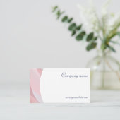 Carte de visite de pêche légère de code QR minimal (Debout devant)