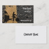 Carte de visite de Pedicab (Devant / Derrière)