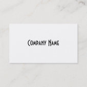 Carte de visite de Pedicab (Dos)