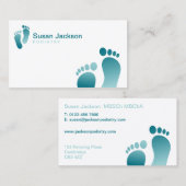 Carte de visite de pédicure (Devant / Derrière)