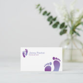 Carte de visite de pédicure (Debout devant)