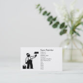 Carte de visite de peintre (Debout devant)