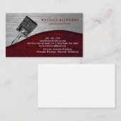 Carte de Visite de Peintre (Devant / Derrière)