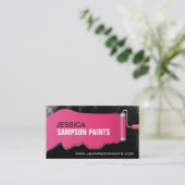 Carte de visite de peintre (Debout devant)