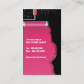 Carte de visite de peintre (Dos)