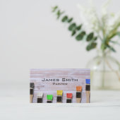 Carte de visite de peintre (Debout devant)