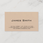 Carte de visite de peintre (Dos)