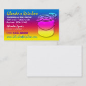 Carte de visite de peintre (Devant / Derrière)