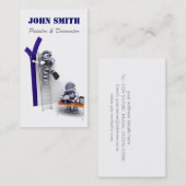 Carte de visite de peintre et de décorateur (Devant / Derrière)