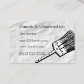 Carte de visite de peintre et décorateur (Dos)