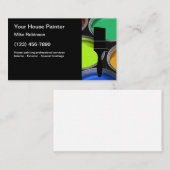 Carte de visite de peintre maison Modèle simple (Devant / Derrière)
