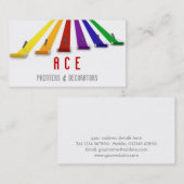 Carte de visite de peintres et de décorateurs (Devant / Derrière)