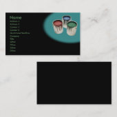 Carte de visite de peinture (Devant / Derrière)