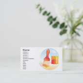 Carte de visite de peinture (Debout devant)