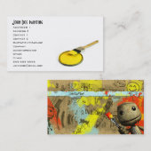 Carte de visite de peinture (Devant / Derrière)