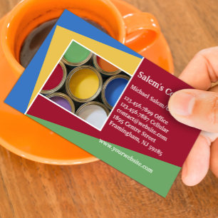 Carte de visite de peinture