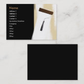 Carte de visite de peinture (Devant / Derrière)