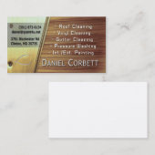 Carte de visite de peinture (Devant / Derrière)