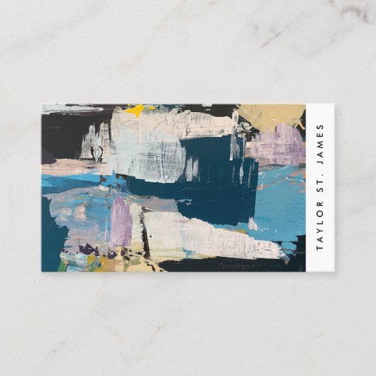 Carte de visite de peinture artiste vintage (Devant)