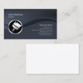 Carte de visite de peinture Chrome Peinture pincea (Devant / Derrière)