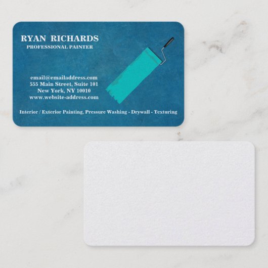 Carte de visite de peinture de la maison (Devant / Derrière)
