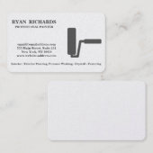 Carte de visite de peinture de la Maison Blanche e (Devant / Derrière)