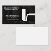 Carte de visite de peinture de la maison en tablea (Devant / Derrière)