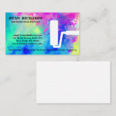 Carte de visite de peinture de maison moderne élég (Devant / Derrière)