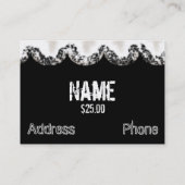 Carte de visite de perçage corporel (Dos)