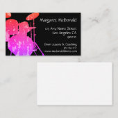 Carte de visite de percussion Carte de visite tamb (Devant / Derrière)